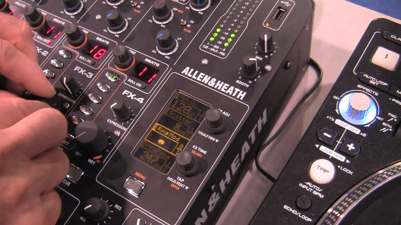 Allen & Heath XONE:DB4 Effects Demo | agiprodj.com - NAMM 2011