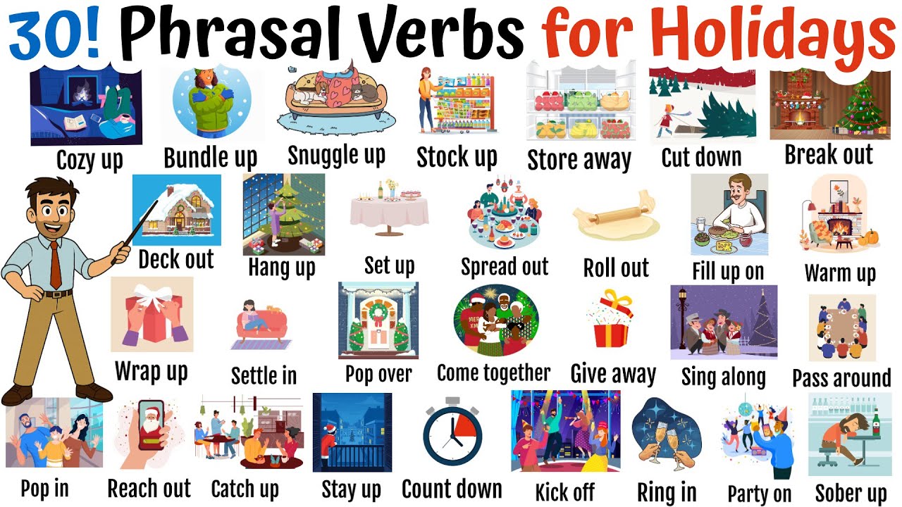 📚 30 Phrasal Verbs for Holidays to Make You Sound Fluent - English Speaking Practice