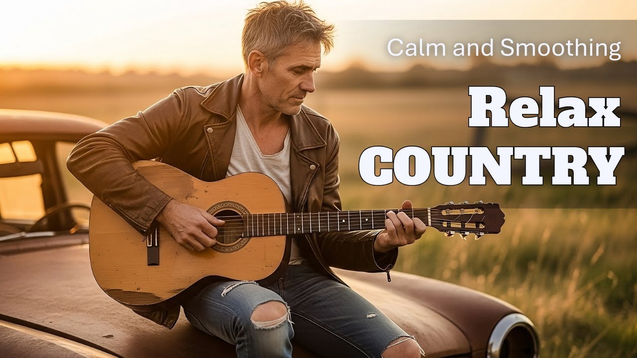 【Country Relax 47】Meadow Breeze Acoustic Country Guitar for Gentle Peace and Reflection