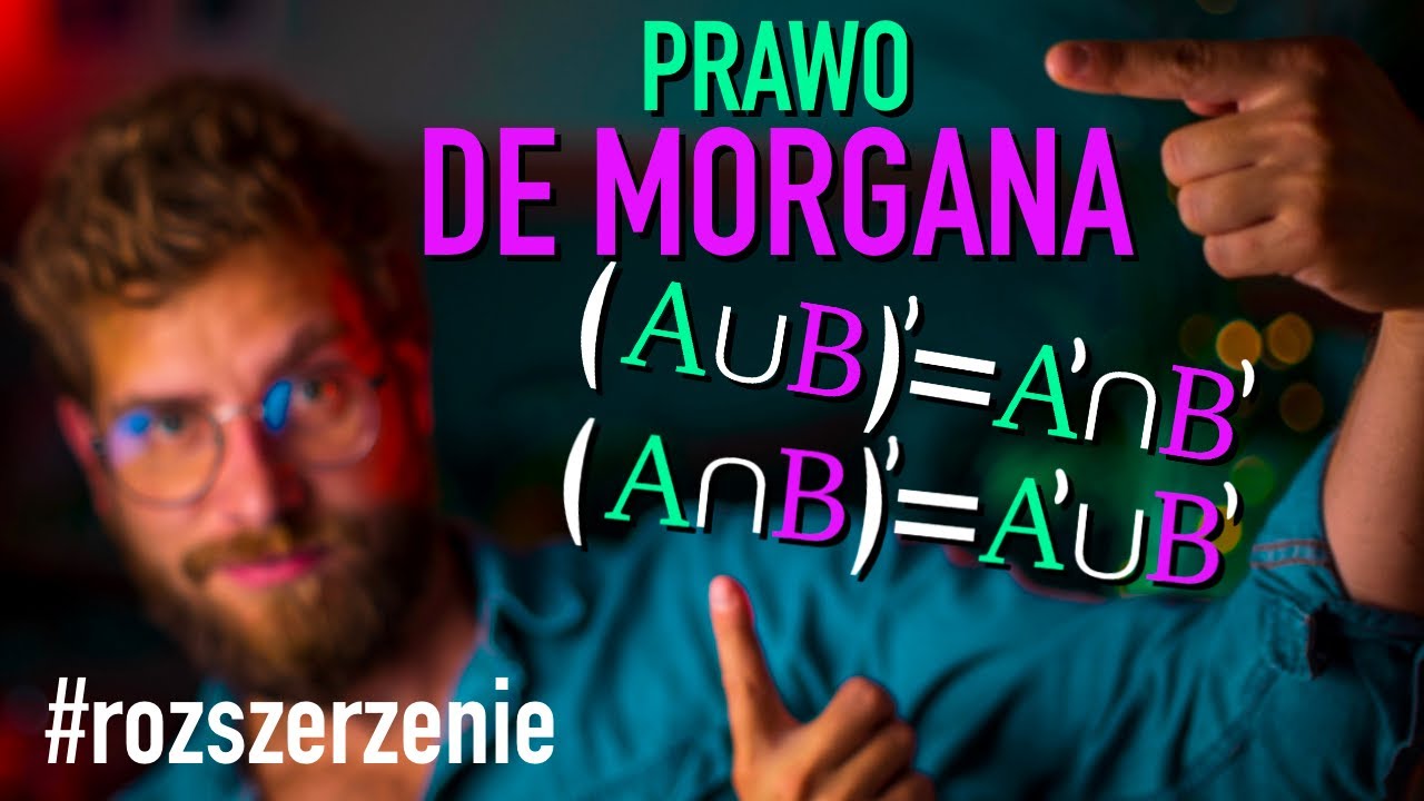 Prawo De Morgana w ZBIORACH i DLACZEGO działa❓