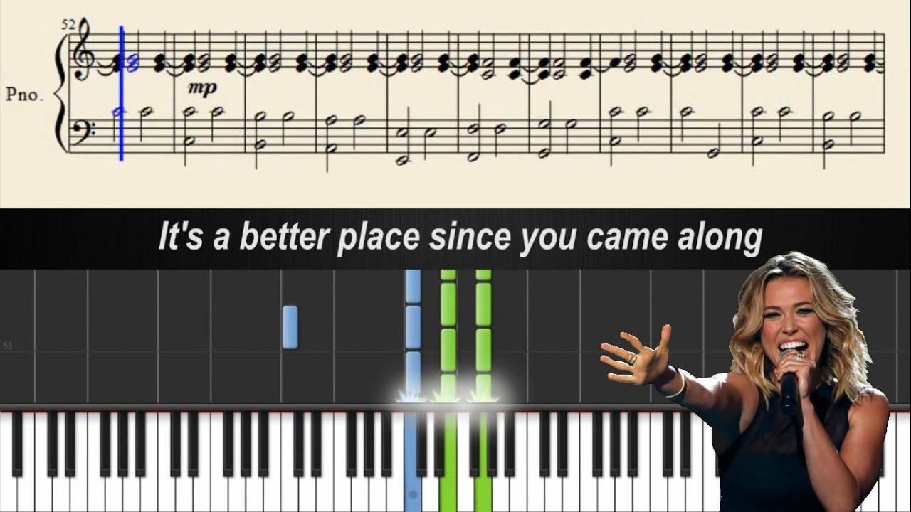 Rachel Platten - Better Place - Piano Tutorial + Sheets & Lyrics