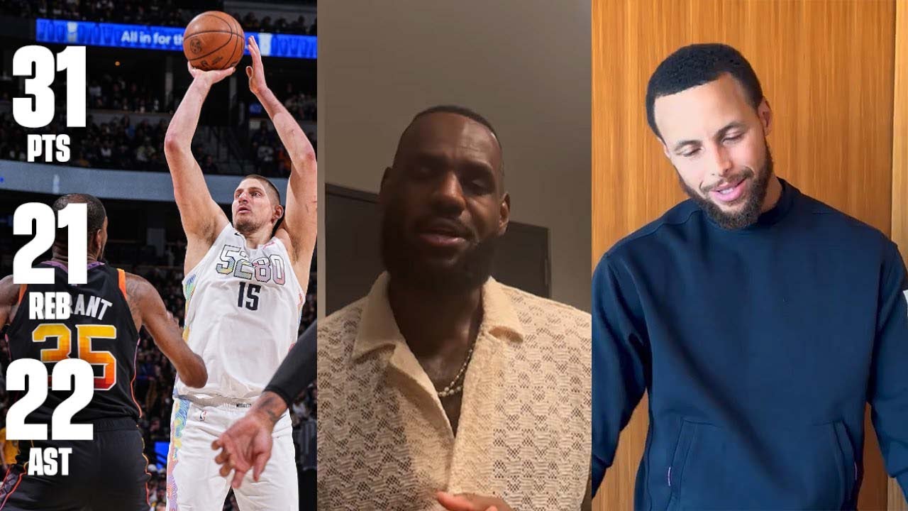 NBA Players React to Nikola Jokic's HISTORIC TRIPLE-DOUBLE - 30 PTS 21 REBS & 22 AST