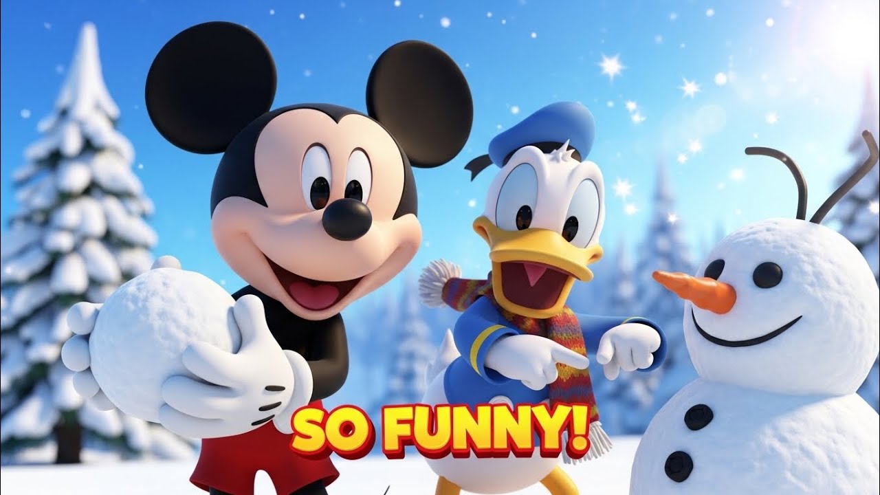 Mickey Mouse & Donald Duck Funny Moments | Best Winter Cartoons for Toddlers & Kids