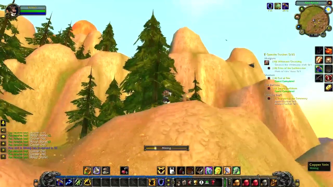 WoW Classic, Shaman Leveling, Mulgore (6)