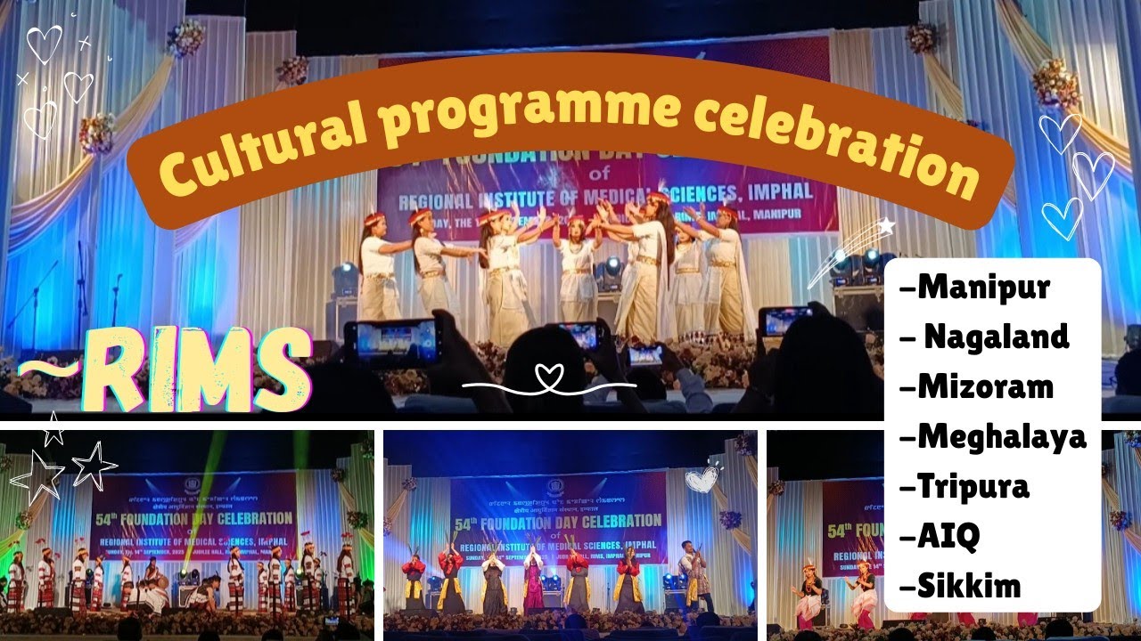 Cultural programme celebration | 54th Foundation Day | RIMS, Imphal