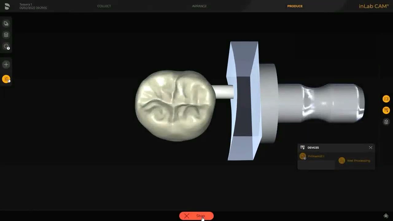 Primemill com inLab | Processamento de dados CEREC