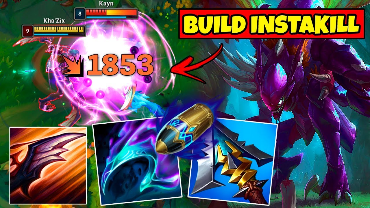 ESSA É A BUILD MAIS OP DE KHA'ZIX PARA DAR INSTAKILL
