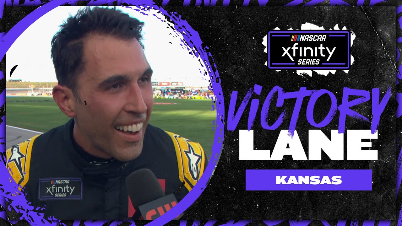 Aric Almirola: ‘We’re gonna celebrate’ win at Kansas | NASCAR