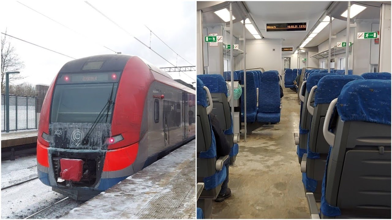 Обзор салона Электропоезда ЭС2Г 131 "Ласточка МЦД"