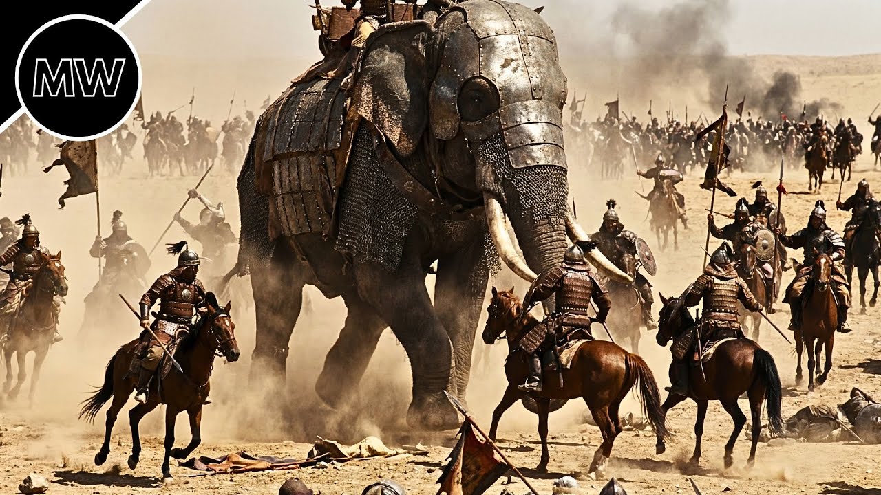 Tak Słonie Bojowe ZMIAŻDŻYŁY elitarną jazdę Mongołów