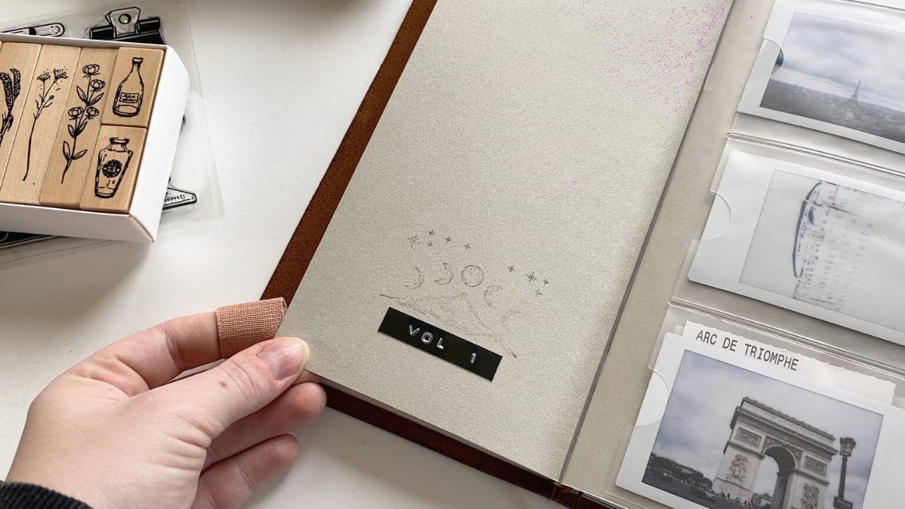 an *updated* 2021 traveler's notebook setup & flip through ~ a tour of my minimal bullet journal ✨