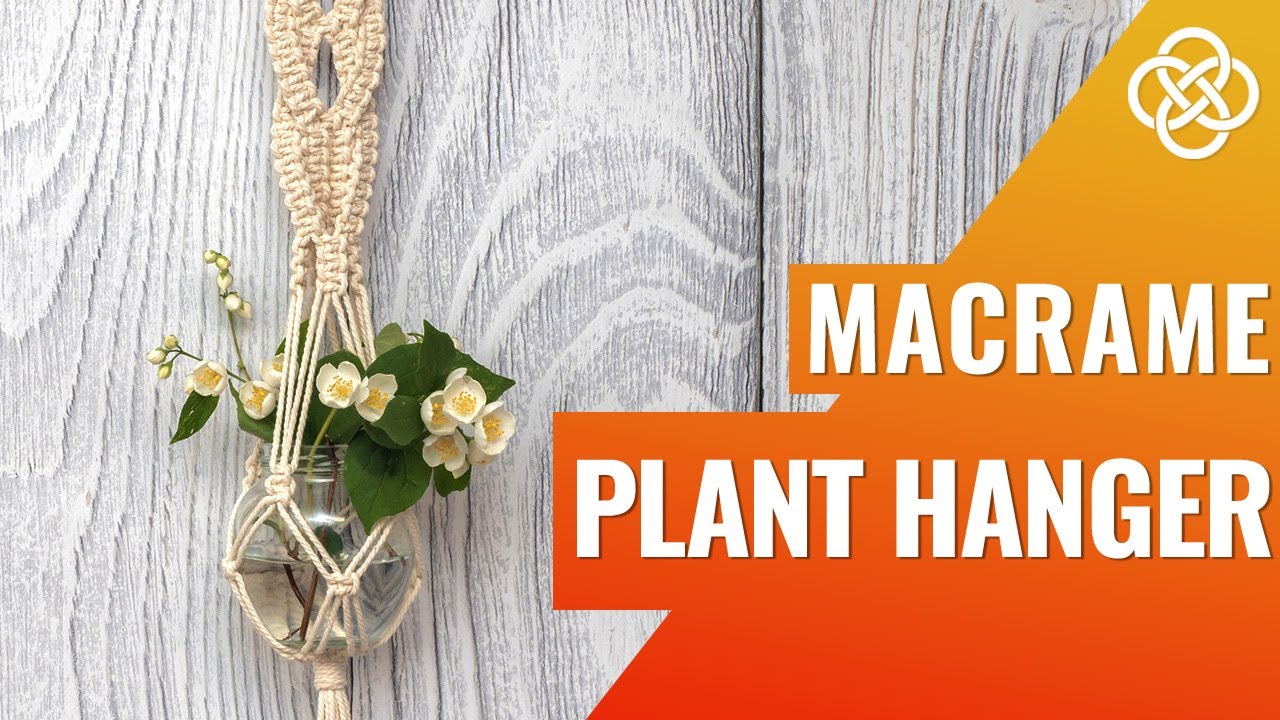 Макраме кашпо  | DIY  | Урок макраме
