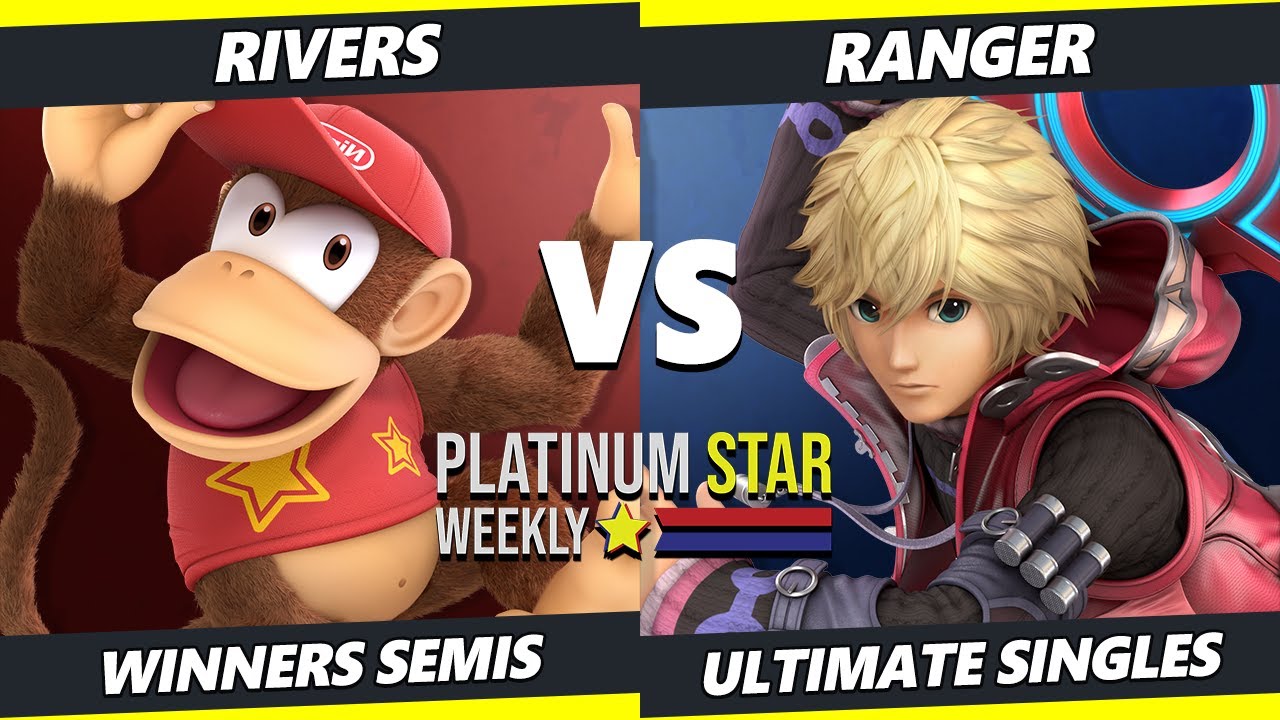 PSW S15:W10 Winners Semis - Rivers (Diddy Kong) Vs. Ranger (Shulk) SSBU Ultimate Tournament