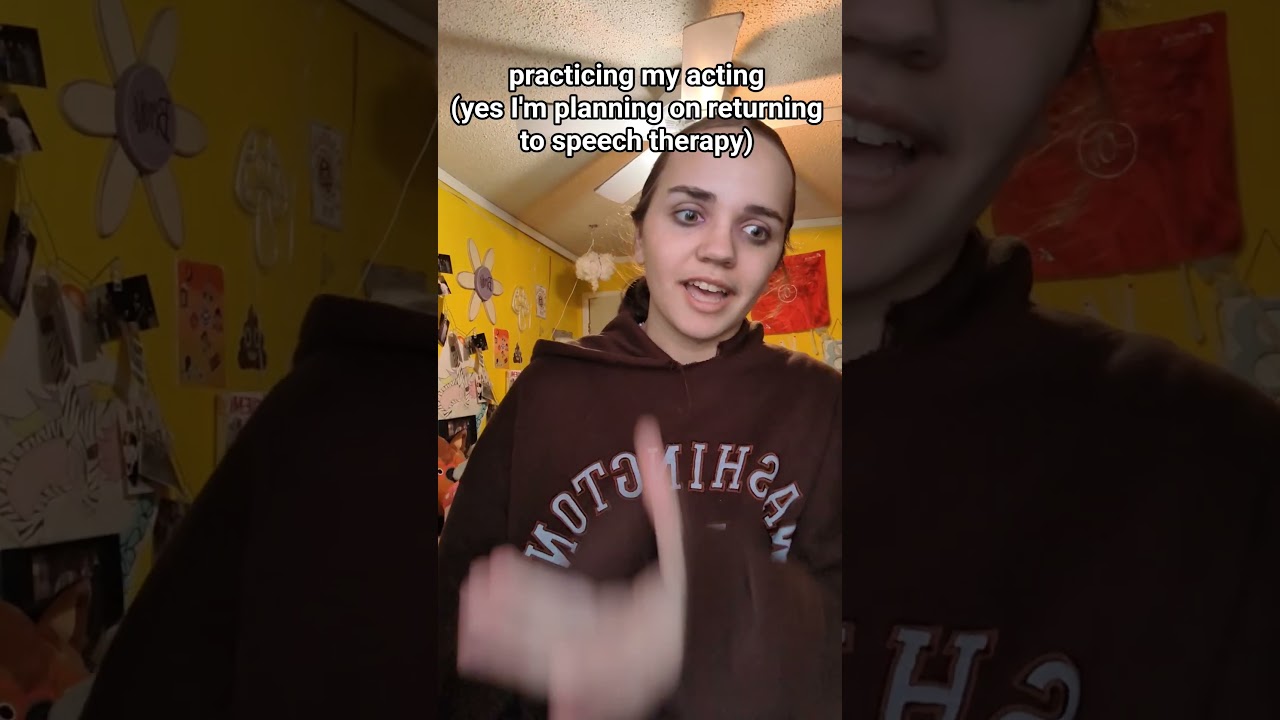practicing my acting 