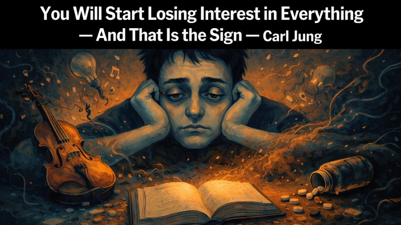 You Will Start Losing Interest in Everything — And That Is the Sign — Carl Jung