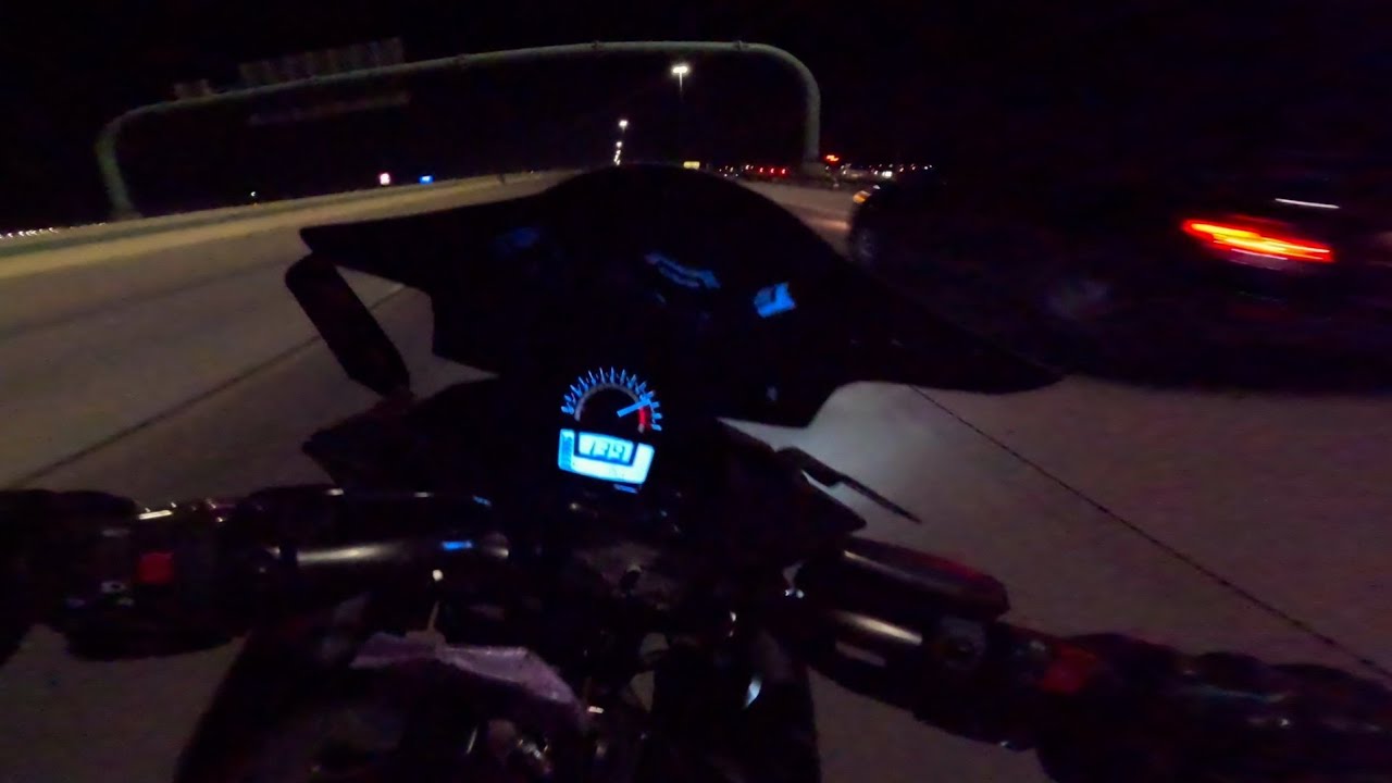 Fastest Ninja 650 Top Speed Run(140 mph)