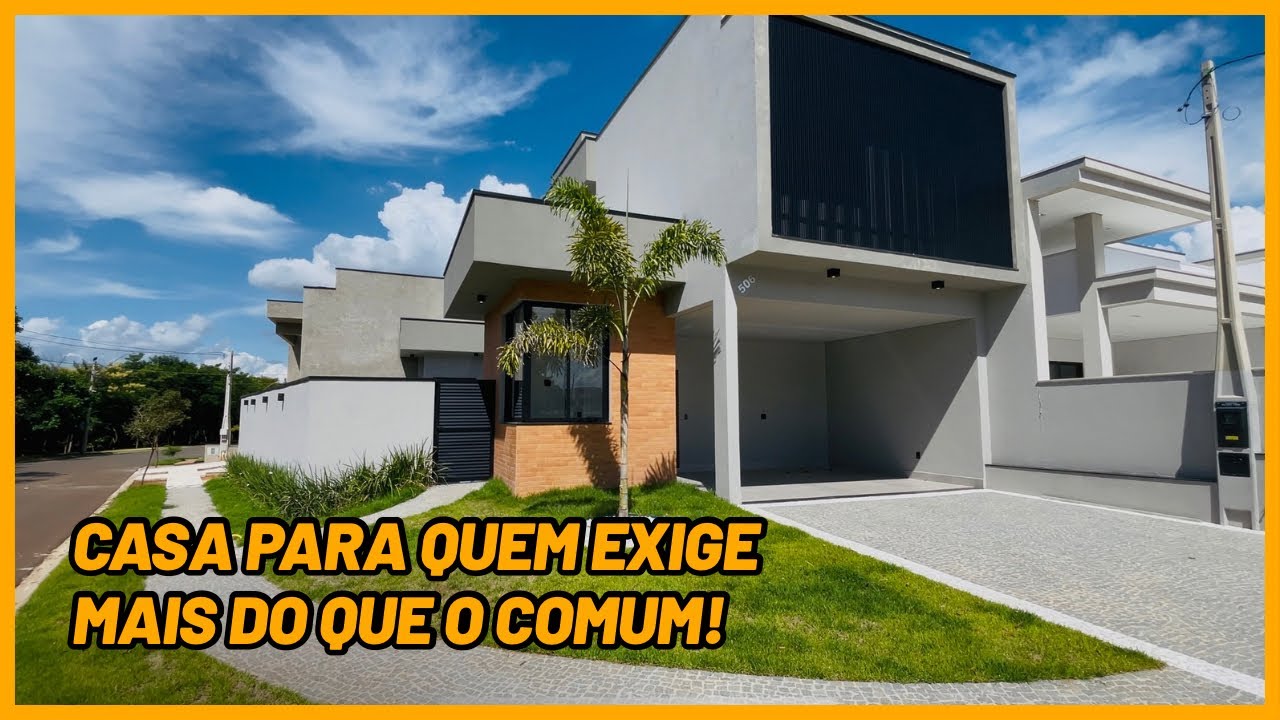 CASA ALTO PADRÃO INTELIGENTE À VENDA EM PAULÍNIA/SP