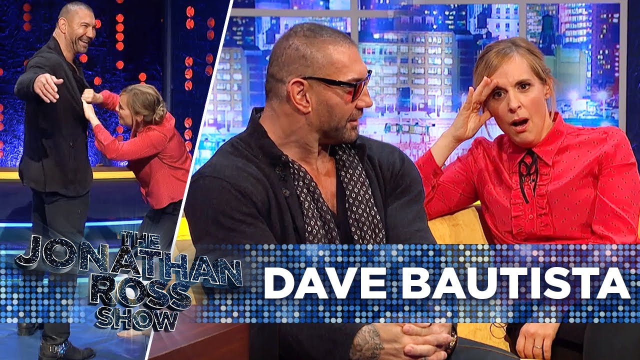Dave Bautista Rips Shirt During Jiu-Jitsu Demonstration | The Jonathan Ross Show