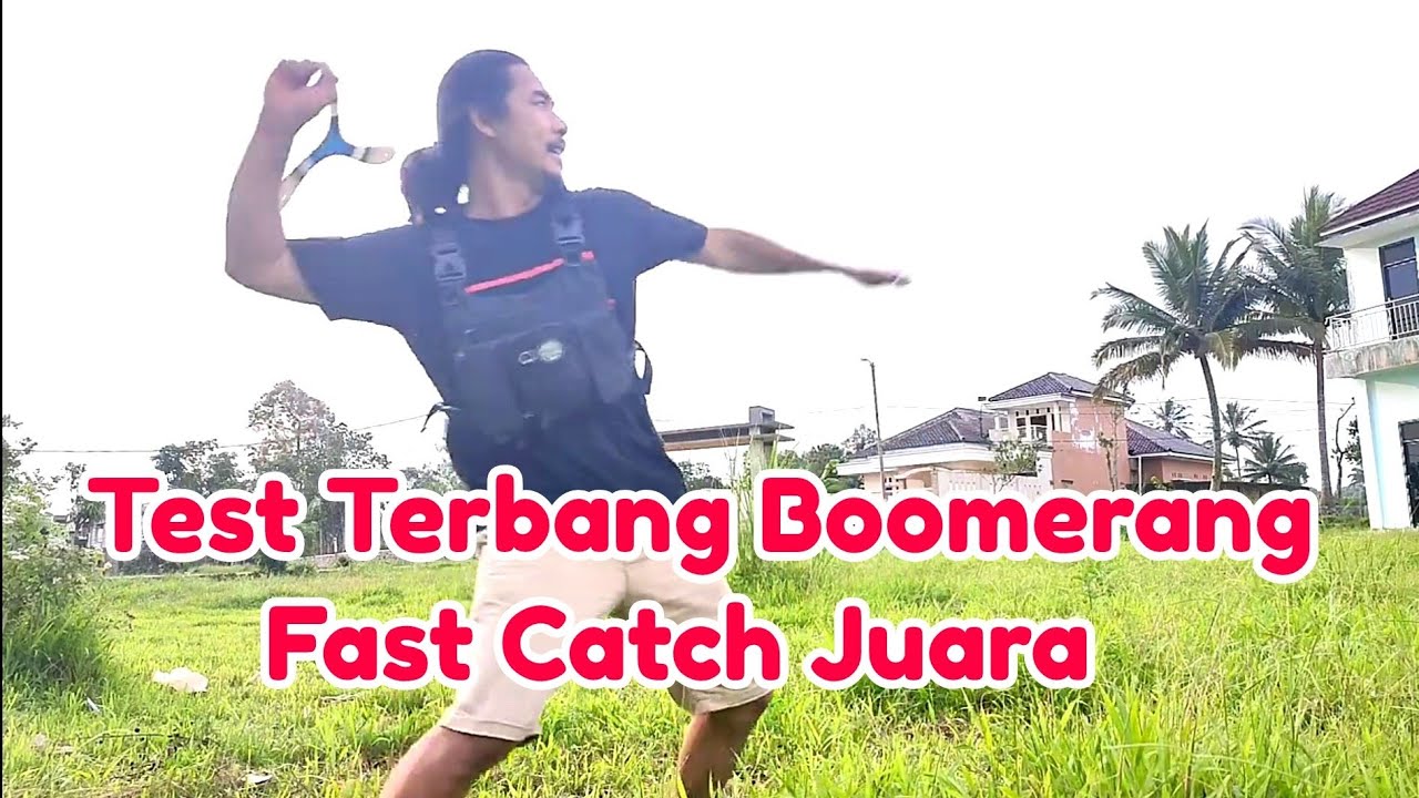 Test Terbang Bumerang Super Cepat