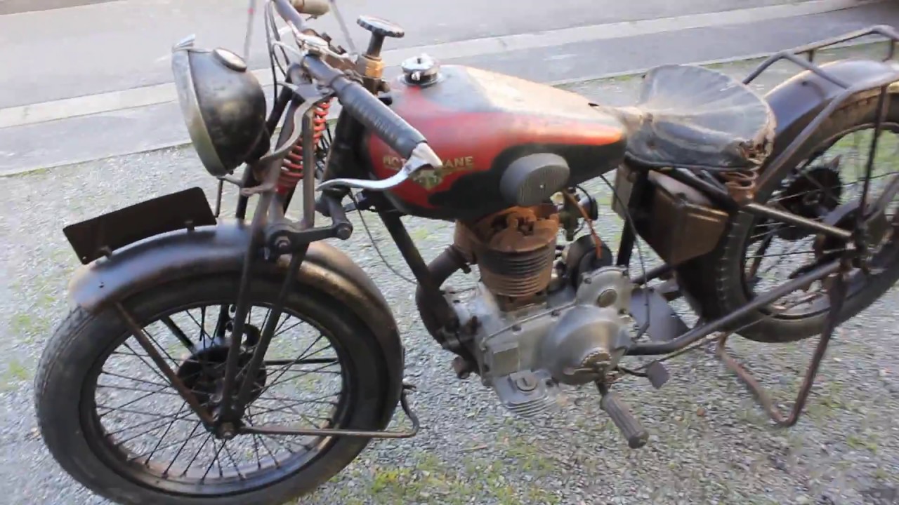 Première mise en route Motobécane B55 - 500cc - 1933
