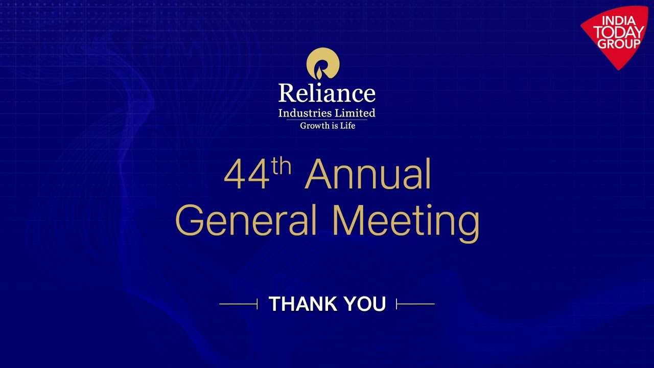 RIL AGM live