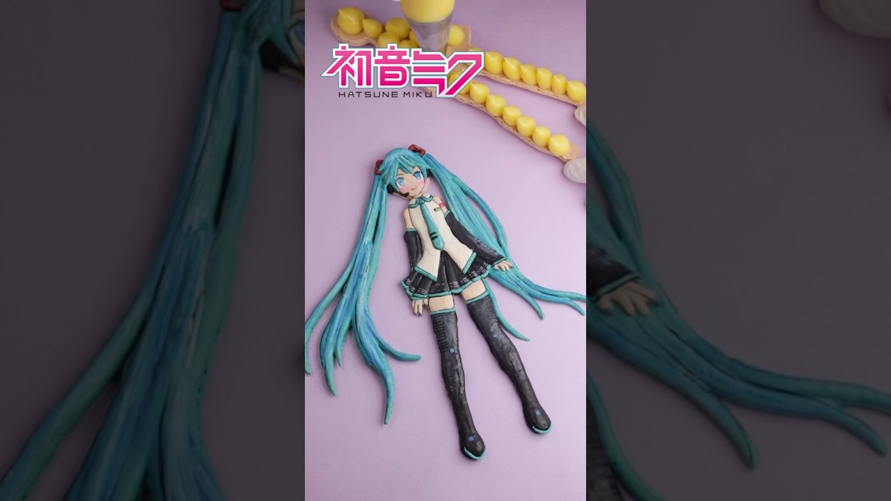 Hatsune Miku macaron art _ 하츠네 미쿠 마카롱 