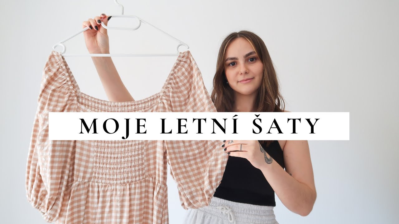 Zkouším si všechny svoje letní ŠATY - Haul | Second Hand MOJE SKŘÍŇ
