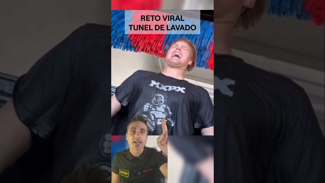 Reto viral tunel de lavado. #supervivencia #curiosidades #sabiasque