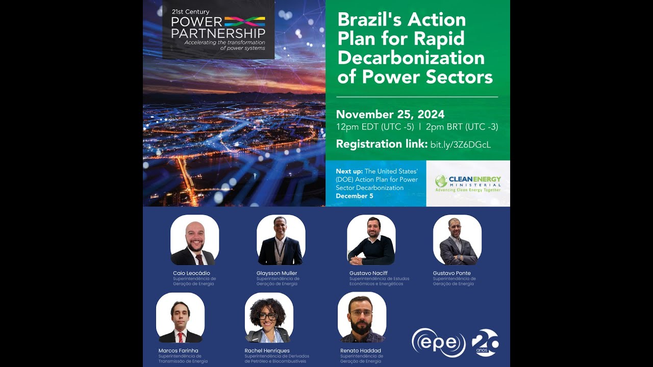 Brazil's Action Plan for Rapid Decarbonization of Power Sectors