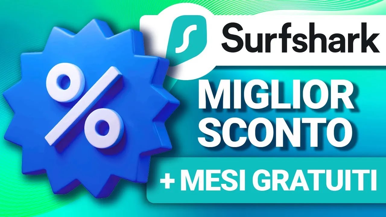 Il miglior codice sconto Surfshark per il 2025! | Ottieni l'offerta DEFINITIVA di Surfshark!