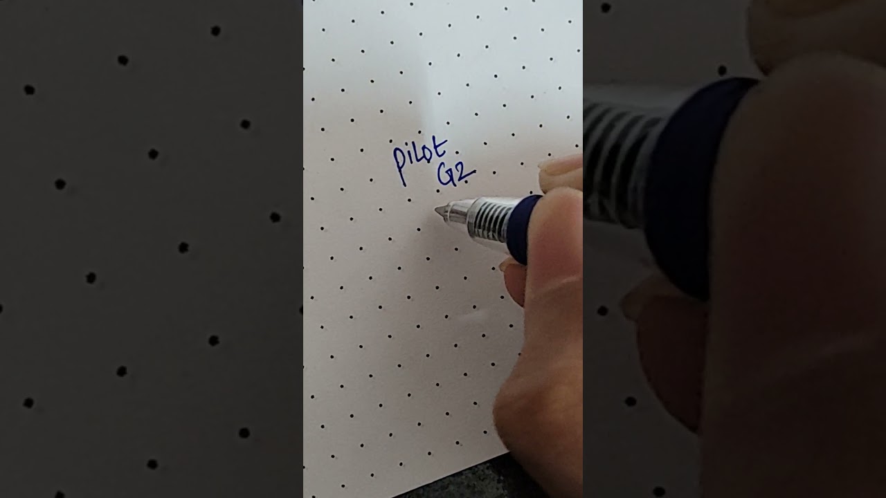 Pilot G2 05 for Bullet Journaling 