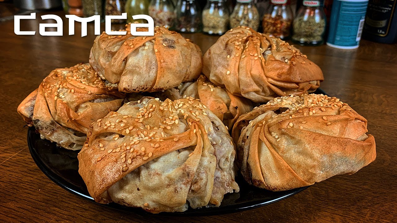 Ленивая самса. Тесто Фило из ВкусВилла :)