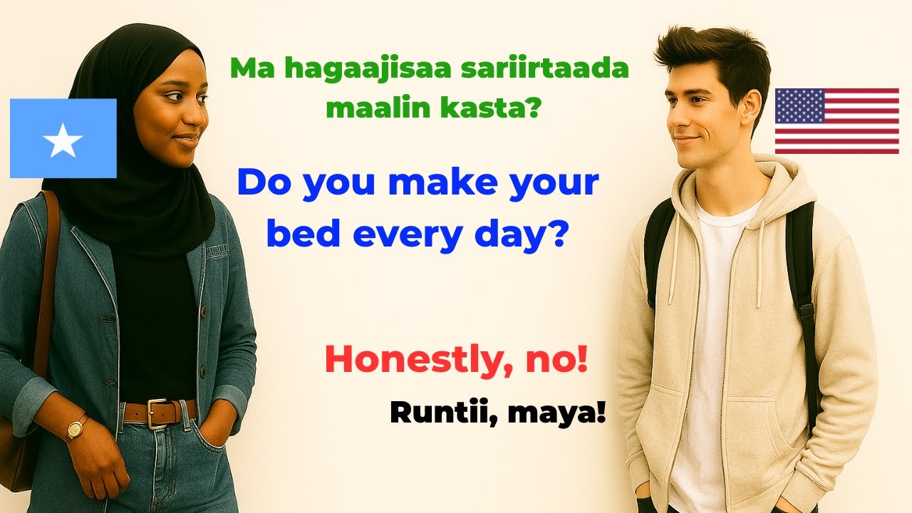Baro English si Sahlan: Erayo iyo Jumlado Maalin Walba La Isticmaalo!
