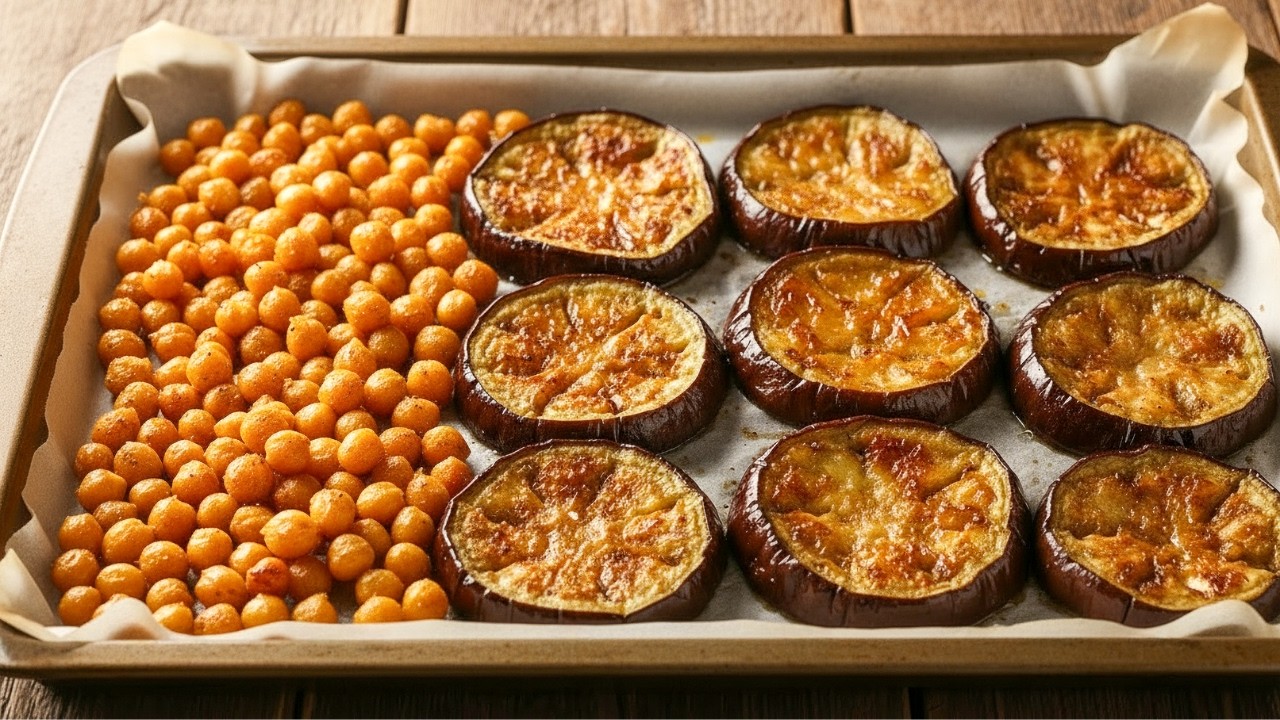 You&rsquo;ve never baked eggplant like this! Melts in your mouth & looks amazing!