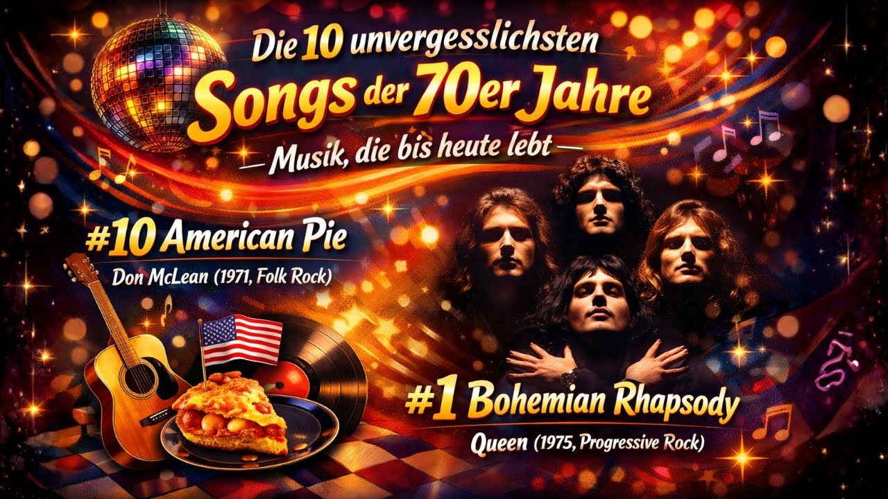 Die 10 unvergesslichsten Songs der 70er Jahre – Musik, die bis heute lebt