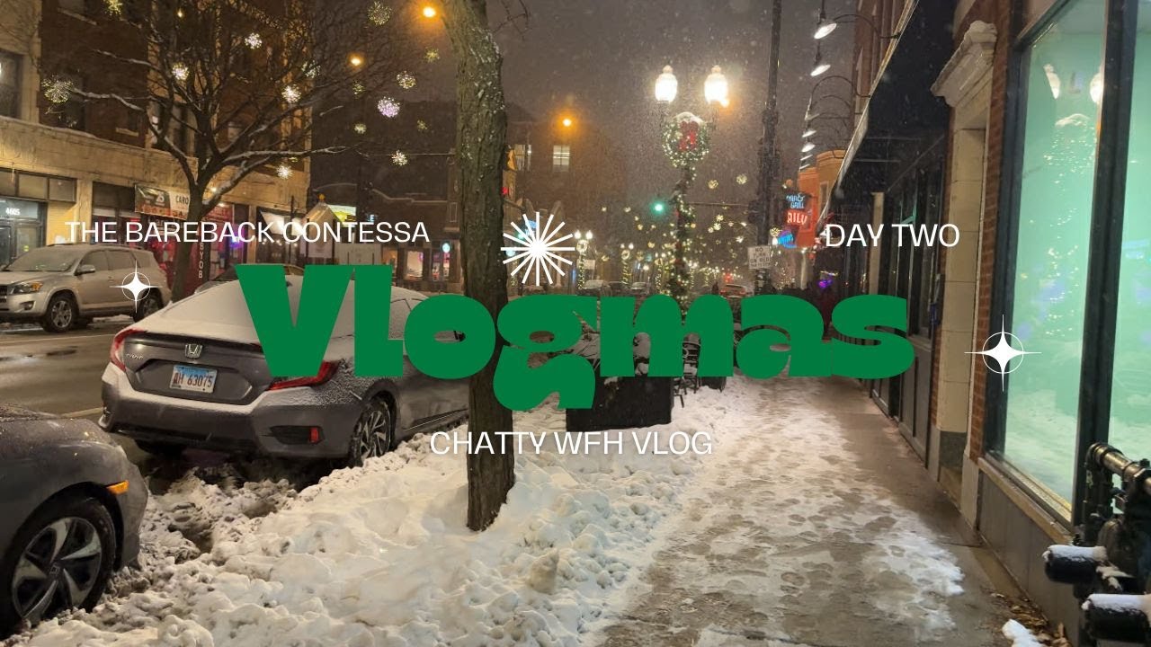 VLOGMAS DAY TWO | chatty wfh vlog | creativity and feeling stuck
