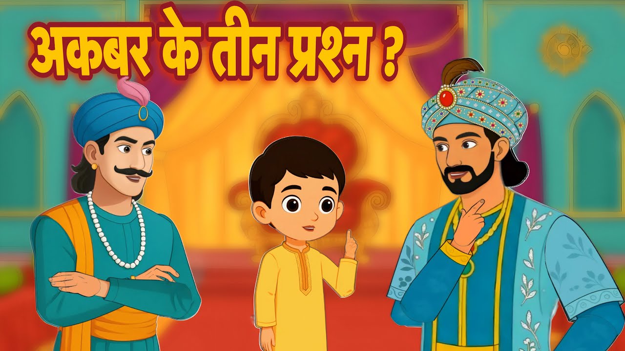 अकबर के तीन प्रश्न 😮 | Akbar Birbal Ki Kahani Ep-11 | Comic Toon TV
