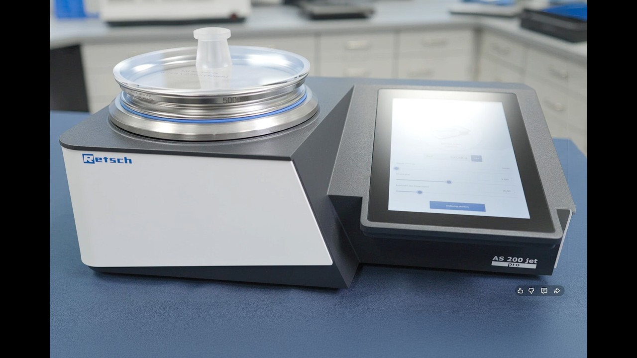 Die neuen Luftstrahlsiebmaschinen AS 200 jet pro / AS 200 jet pharma | RETSCH