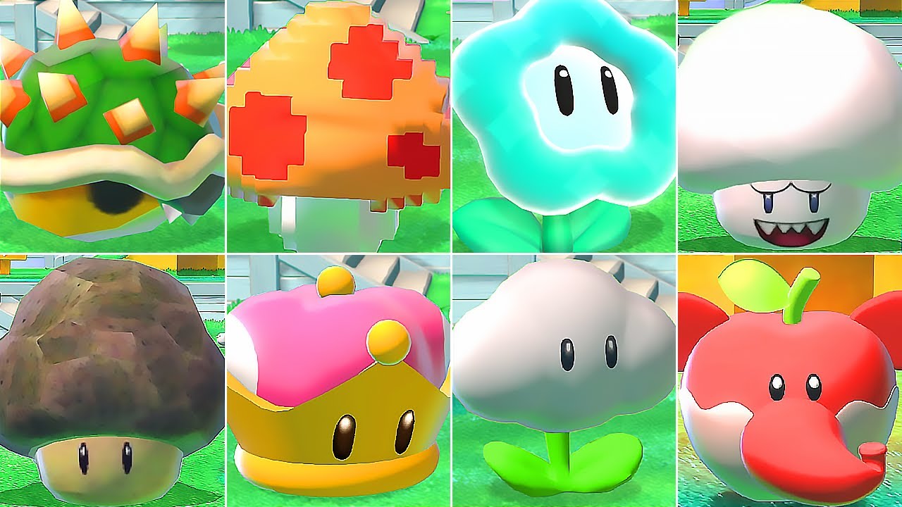 Super Mario 3D World - All New Power-Ups