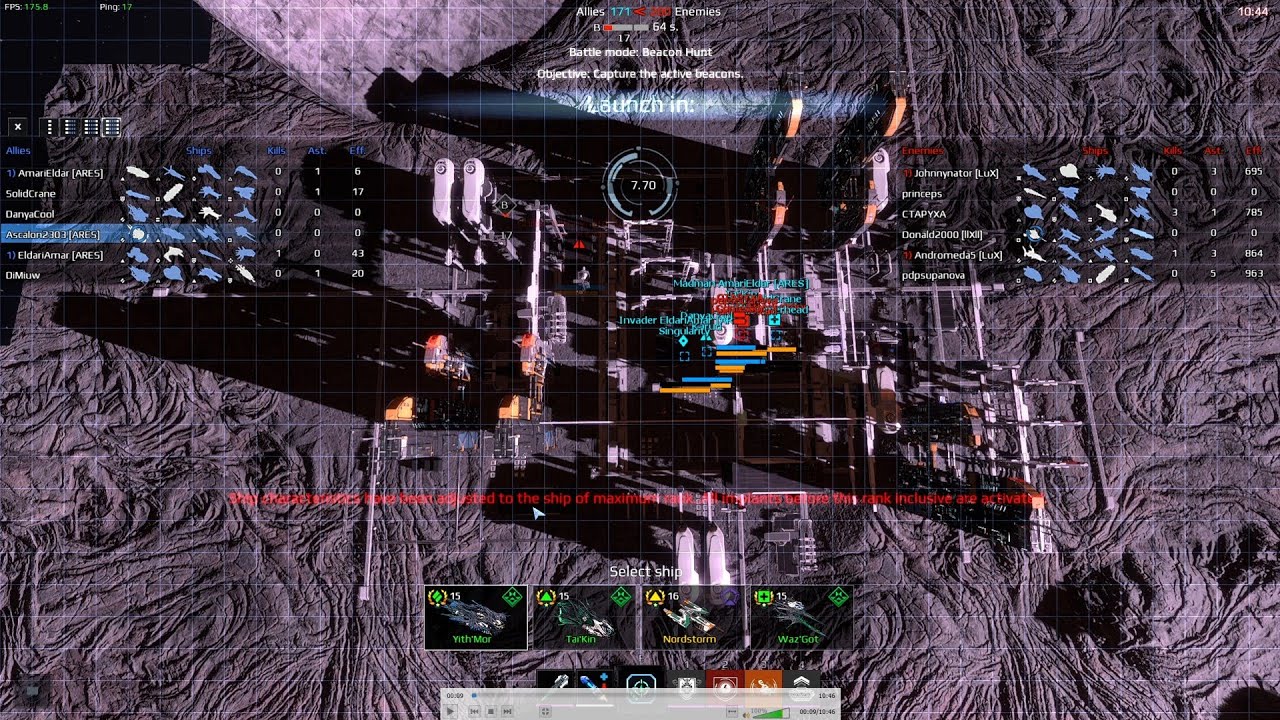 Star Conflict - PvP - Beacon Hunt - ARES vs. LuX - Match #41