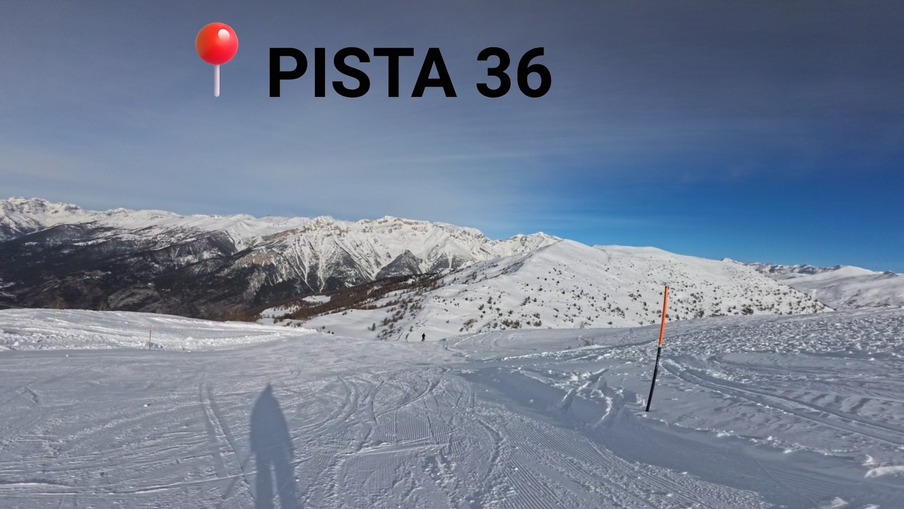 VIA LATTEA SKI - SAUZE D'OULX - Black Slope 36 - Pista NERA Integrale 36