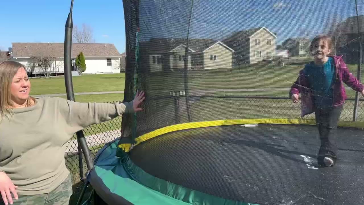The Safest Trampoline – SkyBound Springless Trampoline