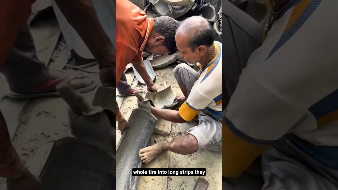 How do they do it? From waste to valuable products.​#Recycling ​​#Handmade ​#Restoration