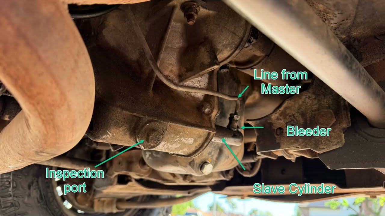 Clutch Master and Slave replacement 1991 Chevrolet S-10 4x4 pickup