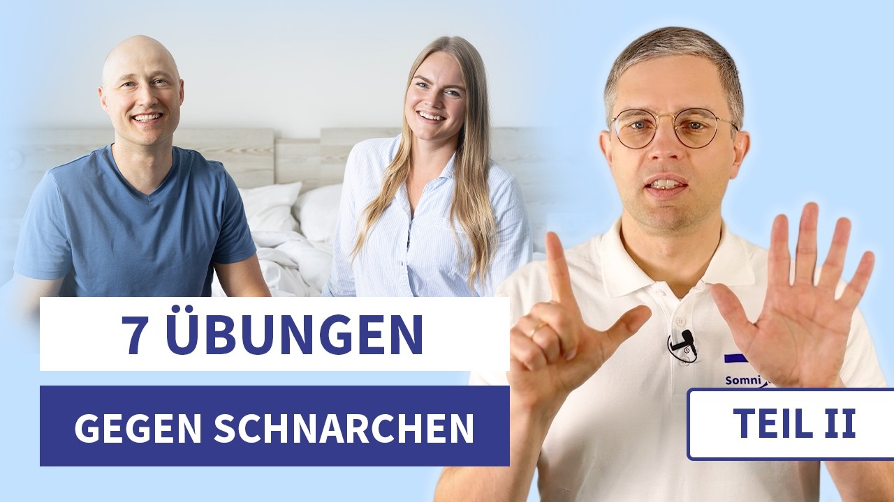 Nächte wieder schnarchfrei: Übungen für Zuhause