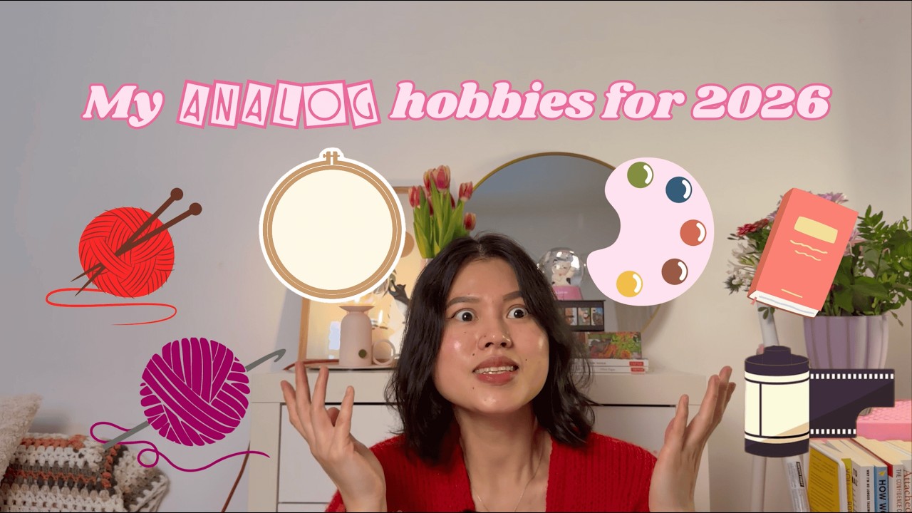 my analog hobbies for 2026 | unplugging from screens