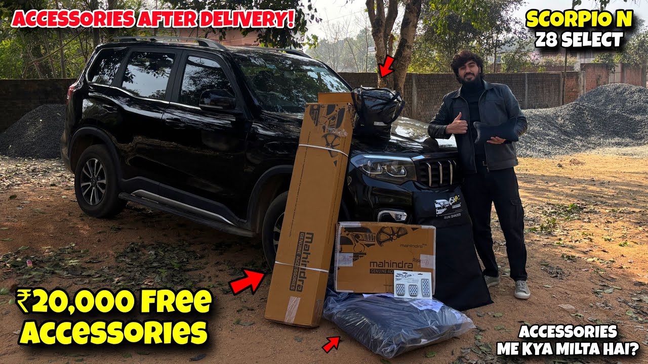 ₹20,000 FREE Accessories on Scorpio N Z8 Select 😱 | Delivery ke Baad Mahindra ne Diya Surprise! #MxK