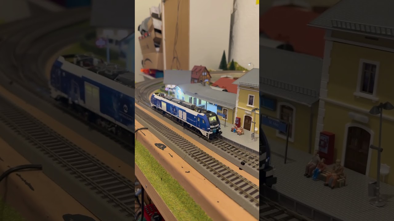Erste Probefahrten der #InfraLeuna 159 232 von #Sudexpress #modellbahn #eurodual #stadler #h0 #1zu87