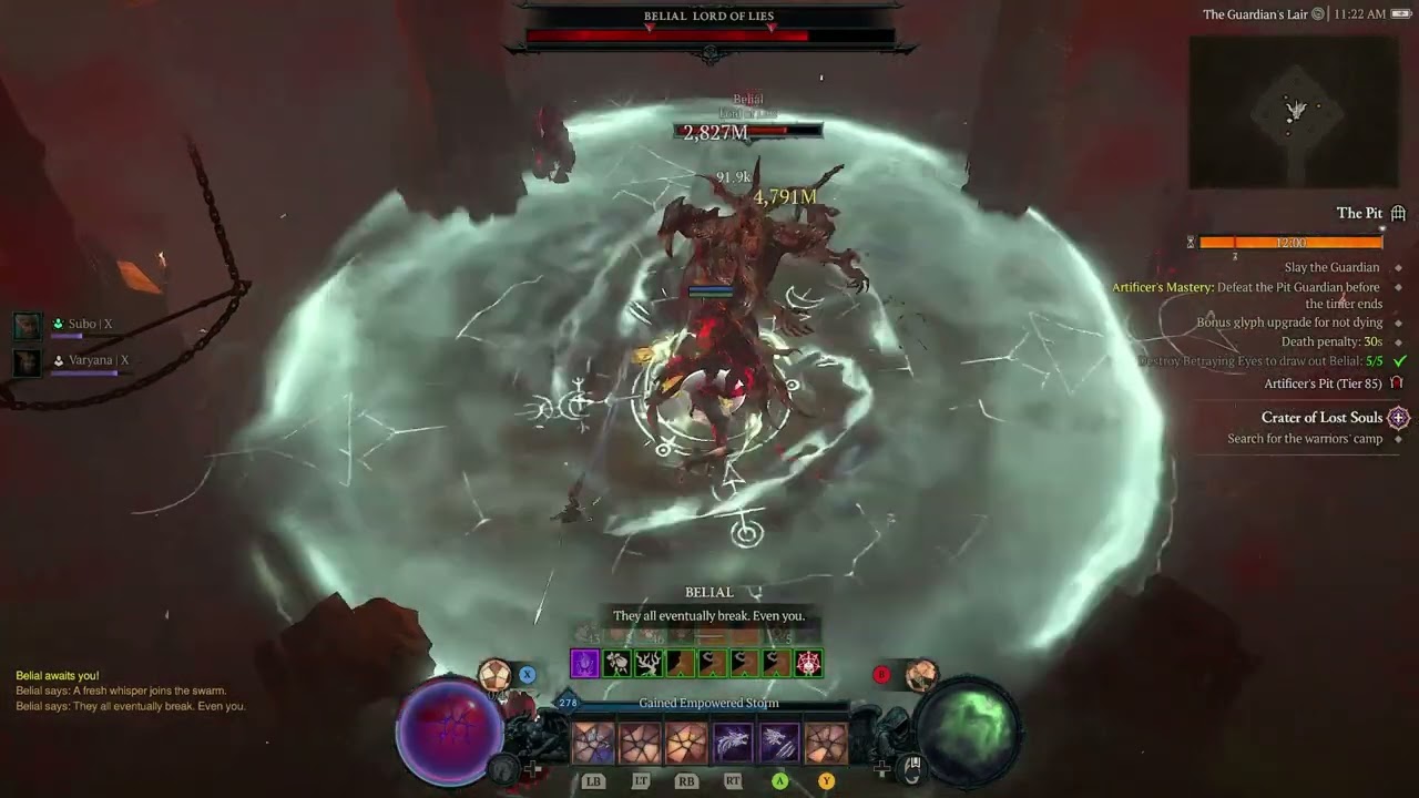 Shred + Airidah's - Easy Content gameplay showoff - Diablo 4 S11