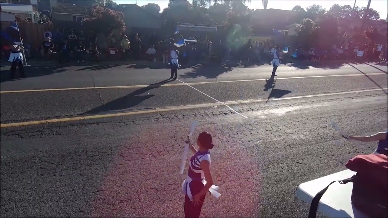 The Atwater High School Falcon Band at the 2025 Central California Band Review